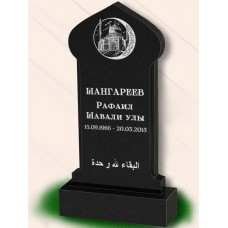 Памятник из черного гранита МП-1 Памятник из черного гранита МП-1