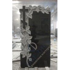 Памятник с крестом и лозой Памятник с крестом и лозой