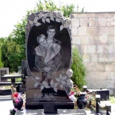 Памятник с розами на двоих №1229 Памятник с розами на двоих №1229