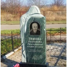 Памятник Скорбящая мать из гранита Карелия грин