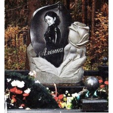 Памятник оригинальный с розой Памятник оригинальный с розой