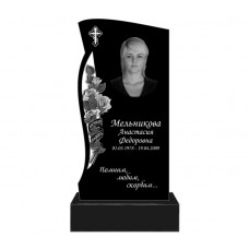 Памятник фигурный с гравировкой роз Памятник фигурный с гравировкой роз