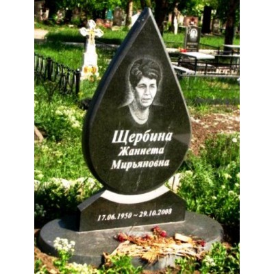 Недорогой памятник из гранита Огонек свечи