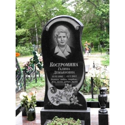 Стандартный памятник из гранита Свиток