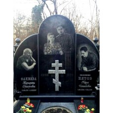 Овальный семейный памятник для родителей Овальный семейный памятник для родителей