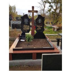 Надгробный памятник на двоих человек Надгробный памятник на двоих человек