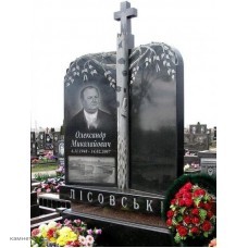 Двойной надгробный памятник в виде березы Двойной надгробный памятник в виде березы