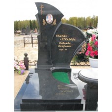 Необычный женский памятник из гранита Необычный женский памятник из гранита