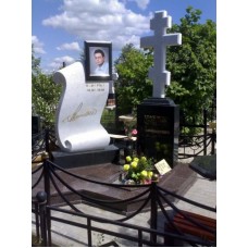 Эксклюзивный памятник из белого гранита Эксклюзивный памятник из белого гранита