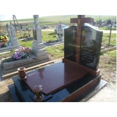 Памятник на двоих человек с большим надгробием Памятник на двоих человек с большим надгробием