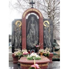 Изящный женский памятник гранита в виде арки Изящный женский памятник гранита в виде арки