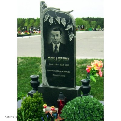 Памятник с деревьями de3