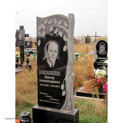 Памятник с деревьями de10