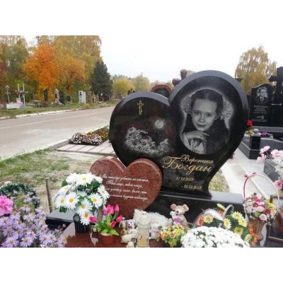 Детский гранитный памятник для девочки