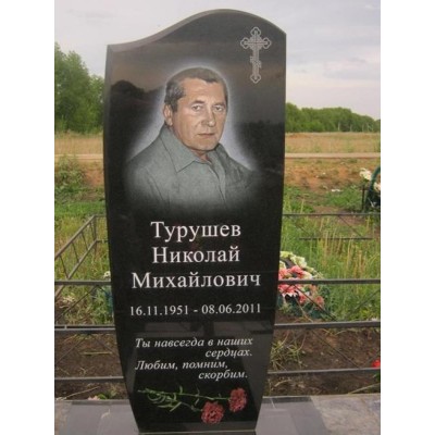 Вертикальный памятник на могилу дедушке