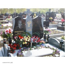 Двойной памятник на могилу врачей