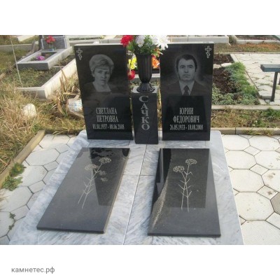 Стандартный памятник для супружеской пары