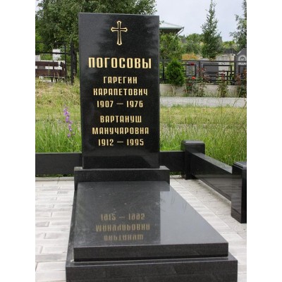 Стандартный надгробный памятник для двоих