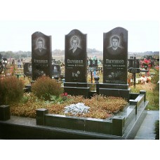Тройной памятник из гранита 003 Тройной памятник из гранита 003